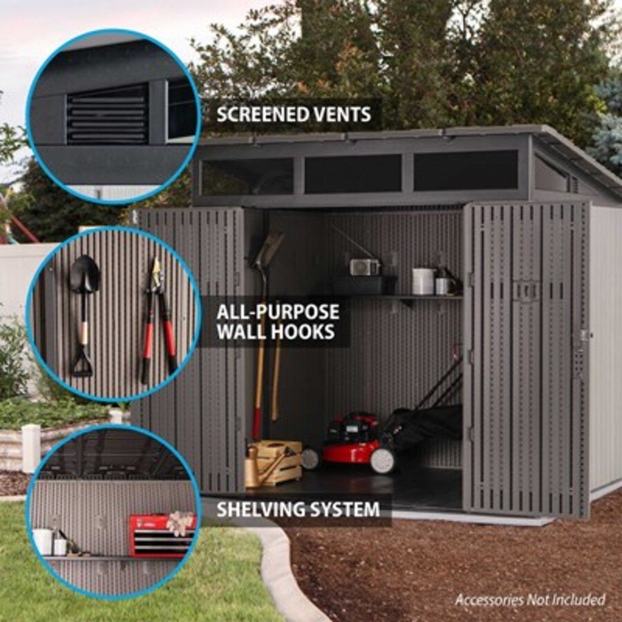 Lifetime Modern Shed 8.3 x 8.3 ft. – 60336