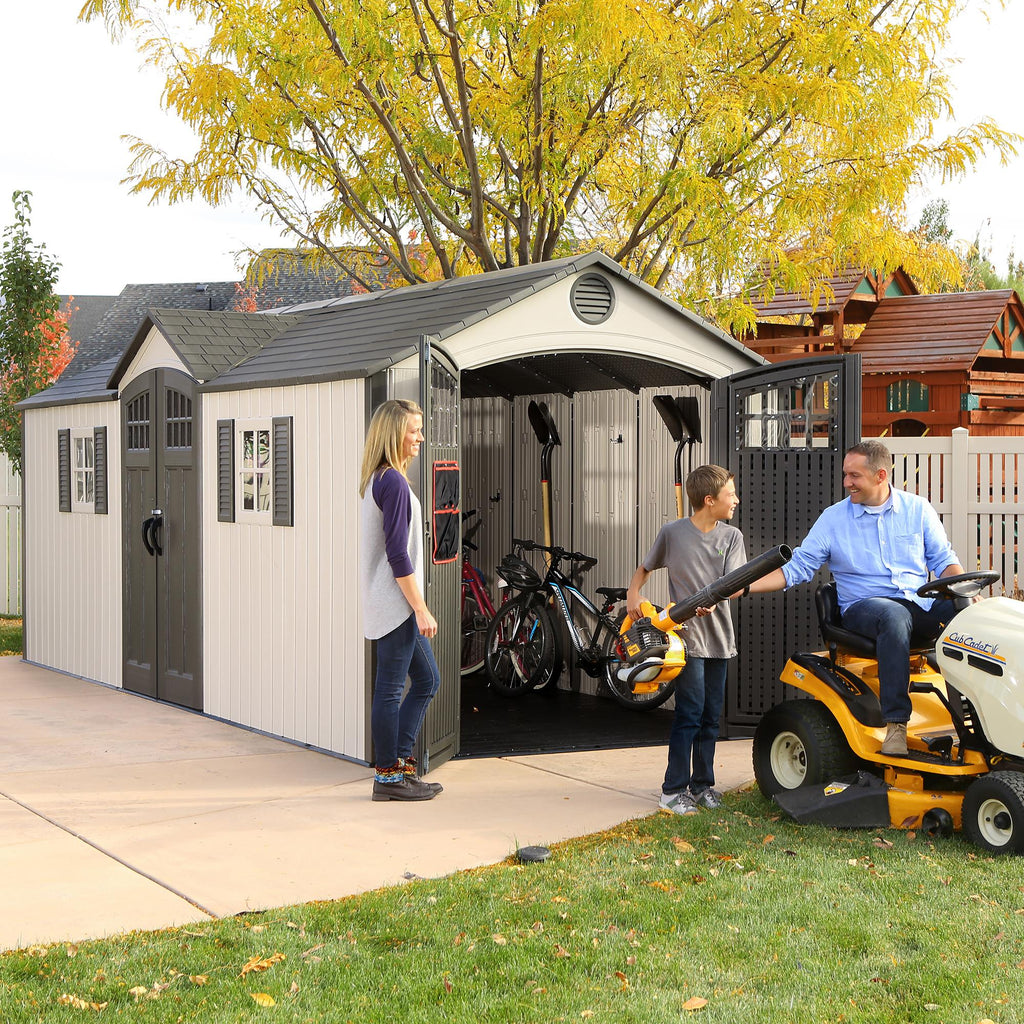 Lifetime 20 Ft. x 8 Ft. Outdoor Storage Shed – 60127