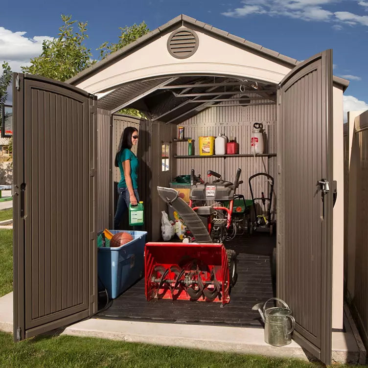 Lifetime 15' x 8' Dual-Entry Outdoor Storage Shed
